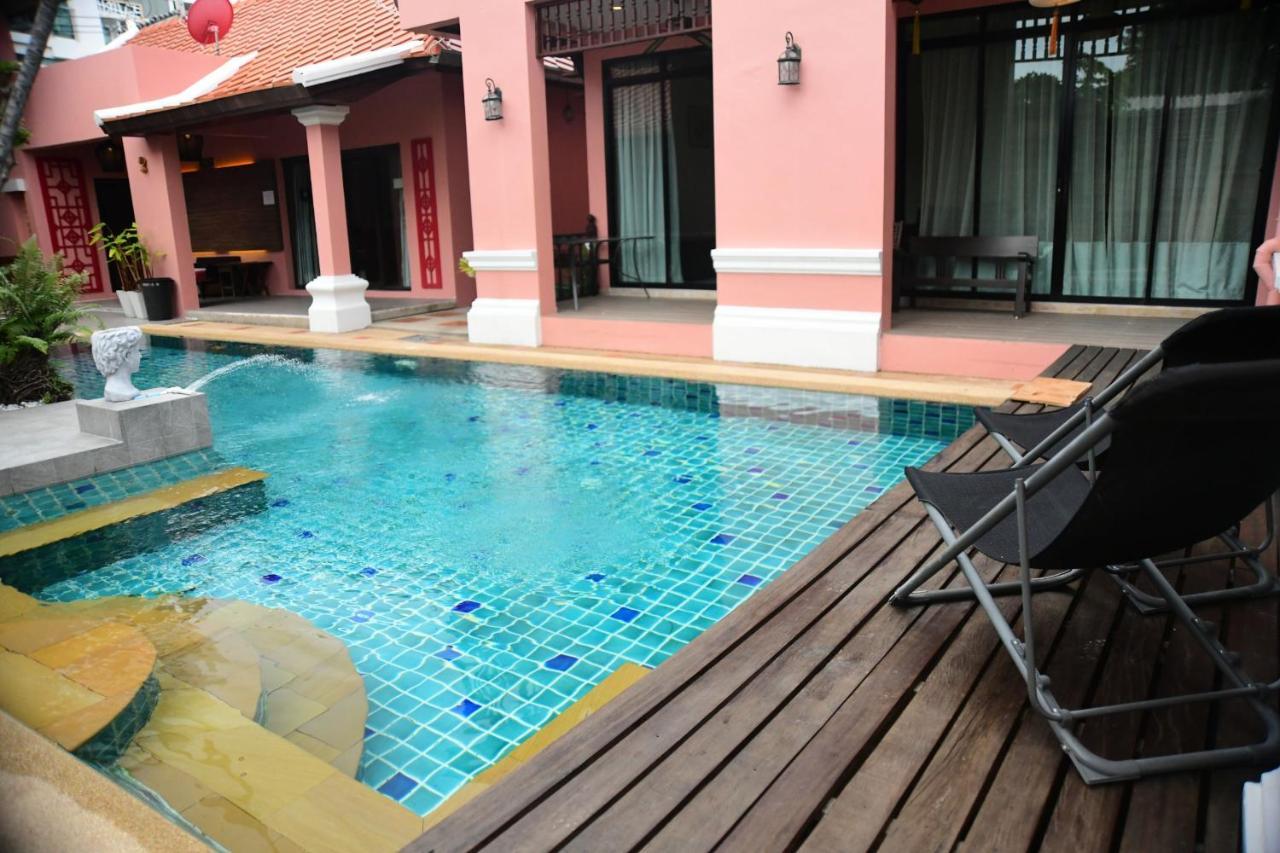 พระตำหนักวิลล่า 10 ห้องนอน พร้อมสระว่ายน้ำส่วนตัว Pattaya Bagian luar foto